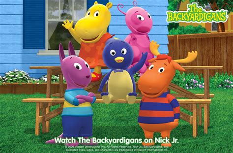 The Backyardigans was aired on the block. . The backyardigans nick jr